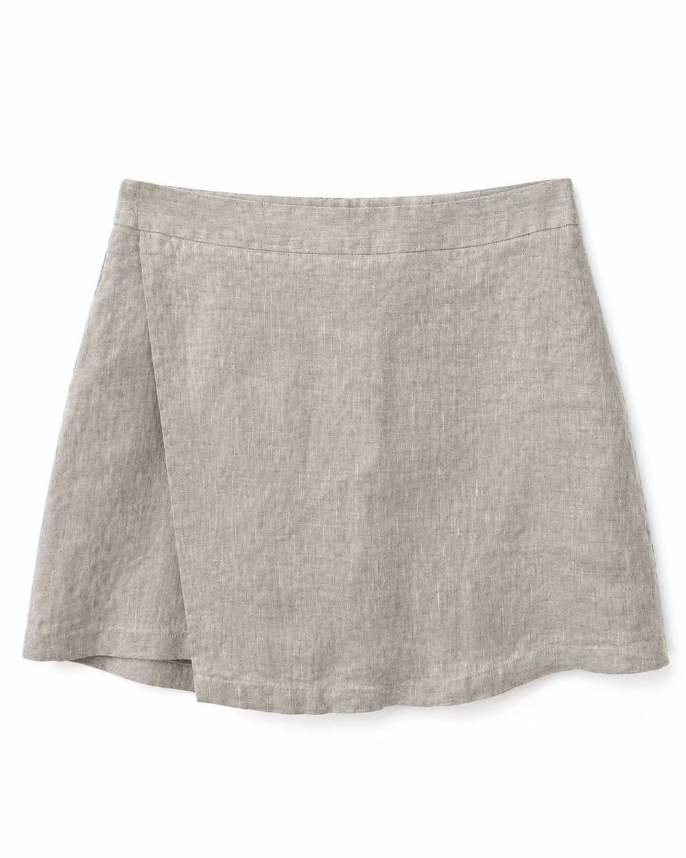 Light beige relaxed shorts product photo