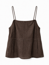 Chocolate brown camisole top product photo