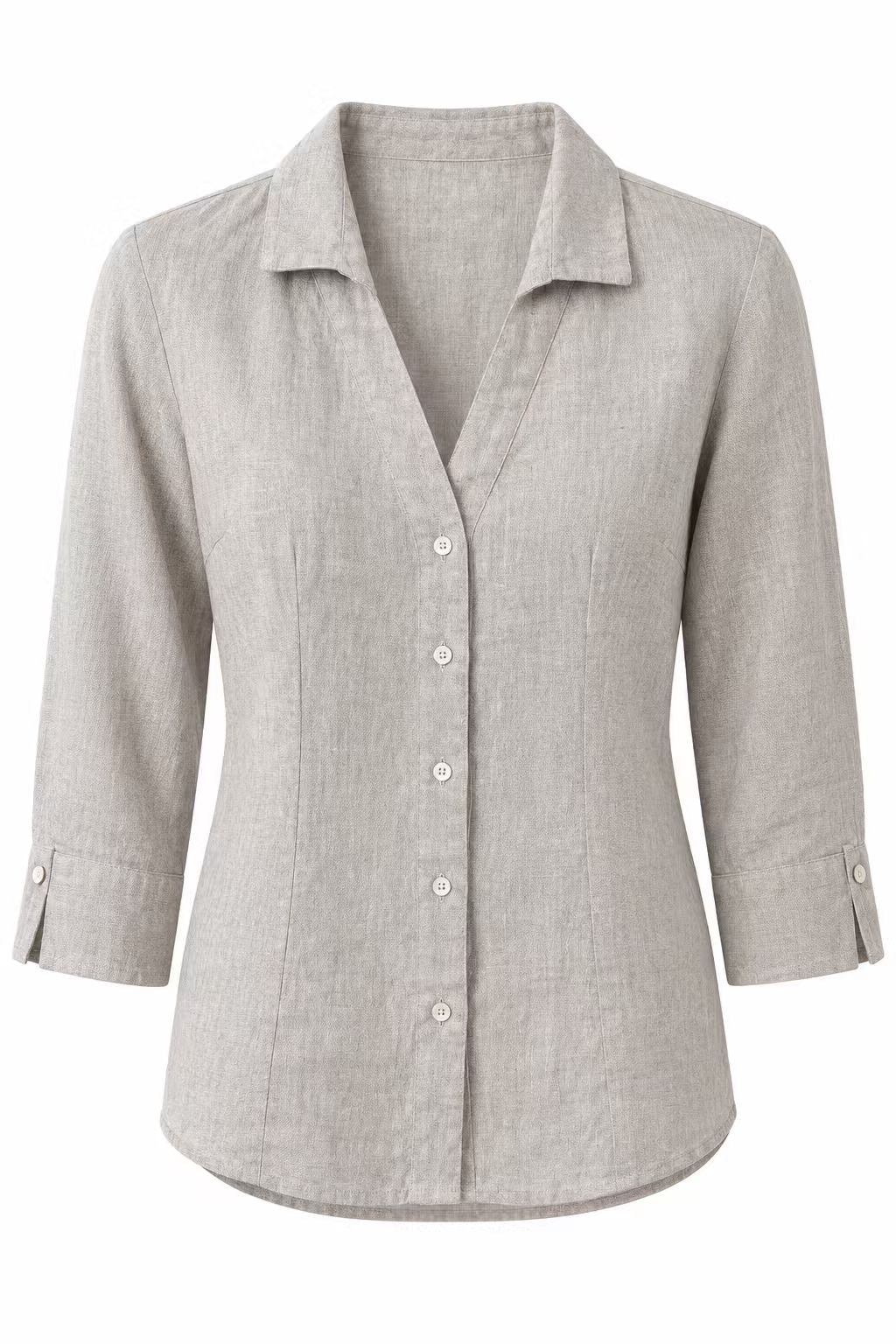 Light beige relaxed shirt product photo